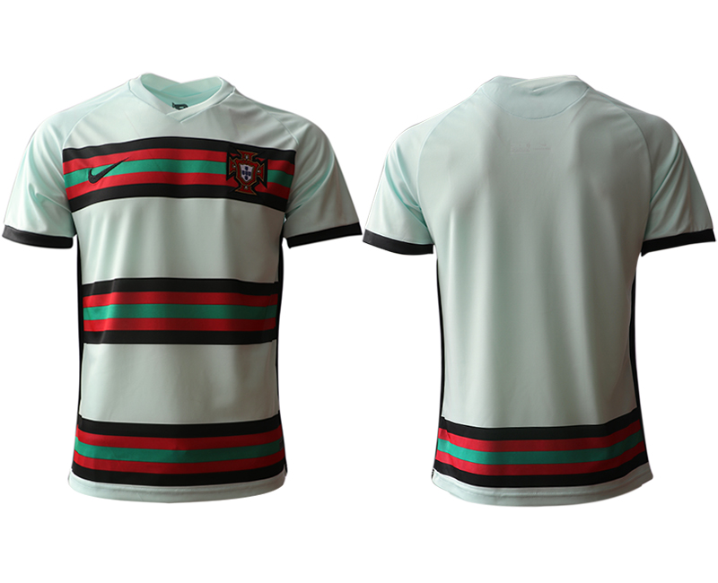 Men 2021 Europe Portugal away AAA version soccer jerseys->portugal jersey->Soccer Country Jersey